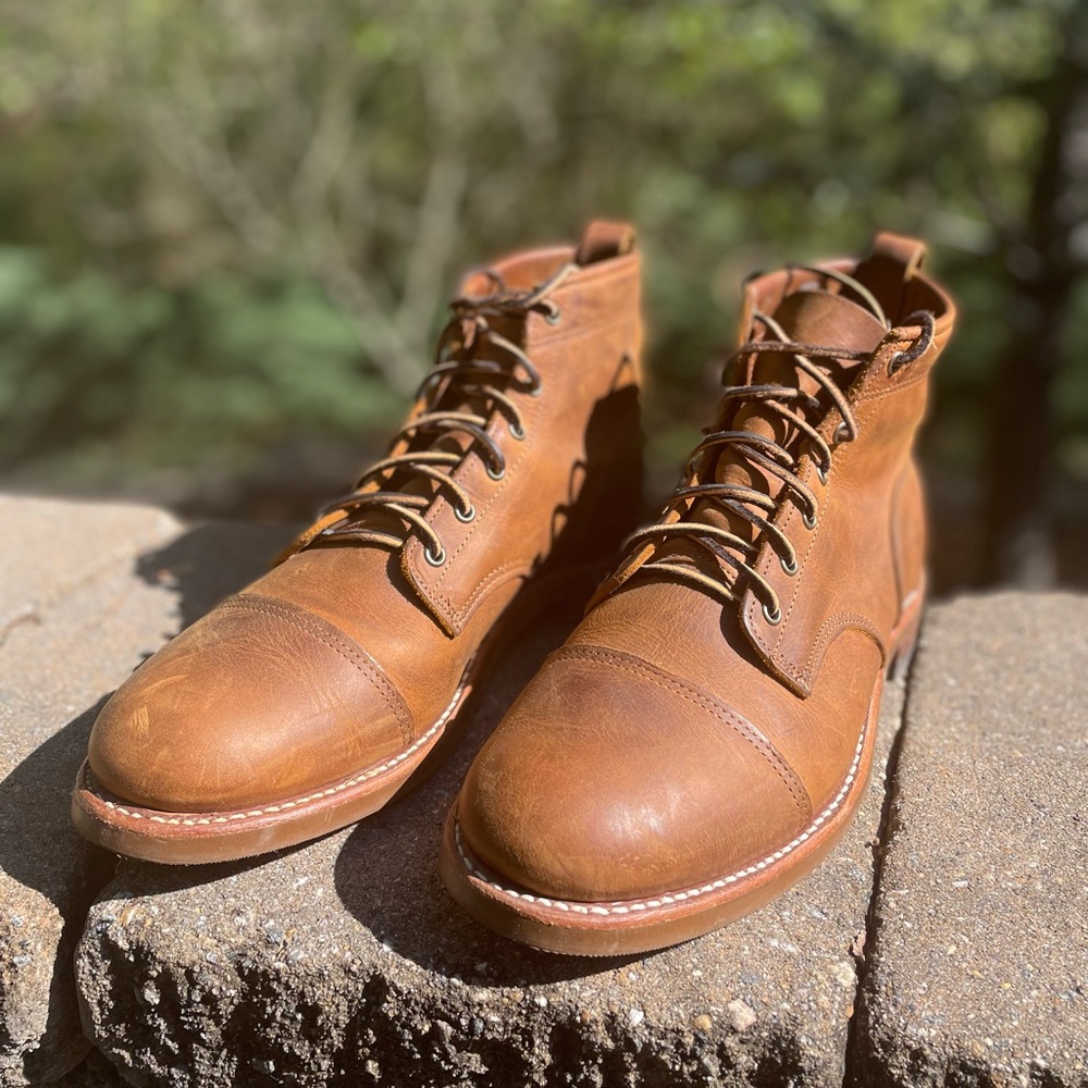 Mark Albert - Uptown Boots - Rust Kudu Cap Toe (discontinued brand) Sz 11.5D